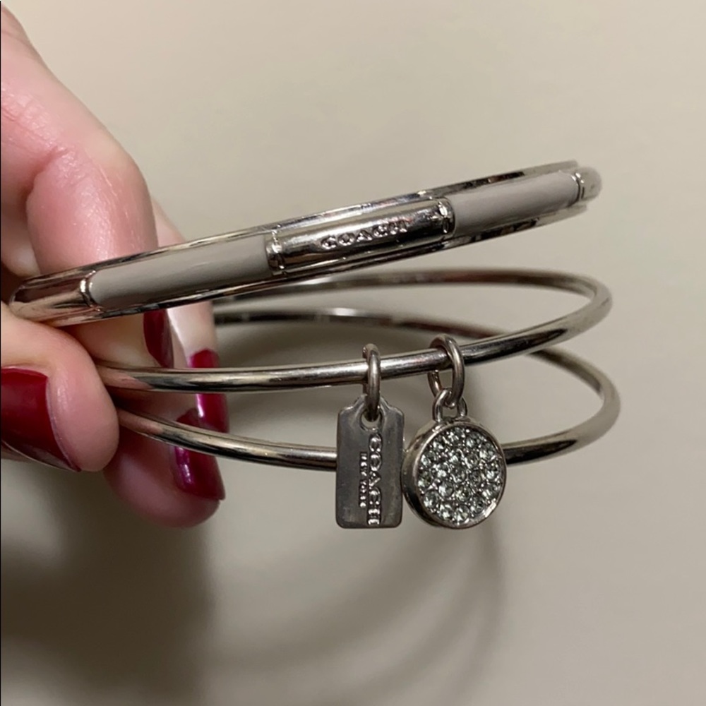 Set of 3 Coach Bangles